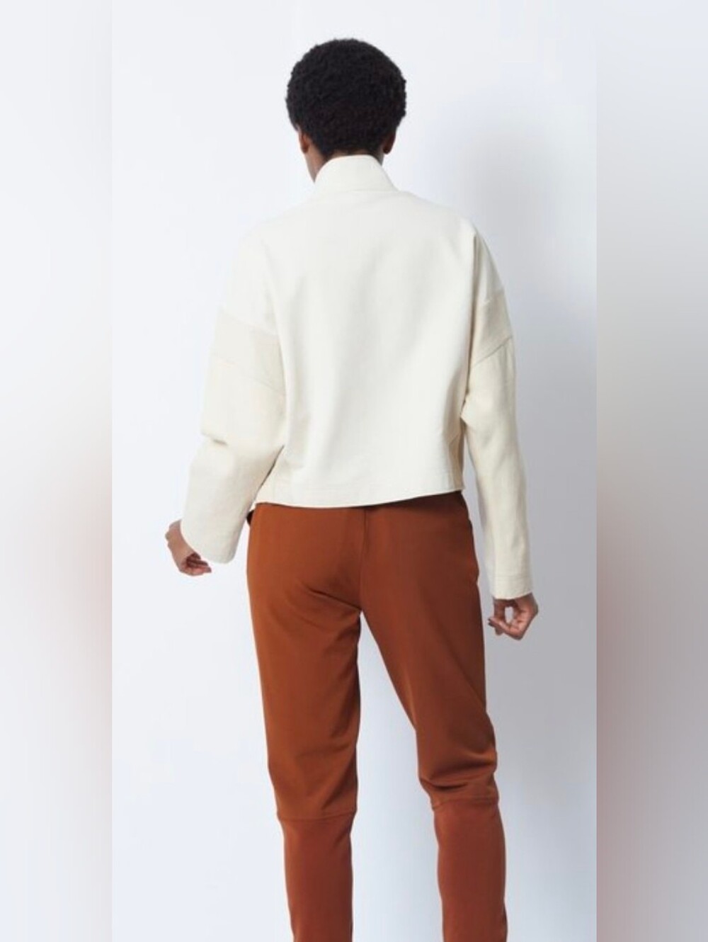 Opening Ceremony The Knot Biker Jacket, XS/S, Cream - Picture 4 of 13